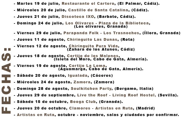 Fechas