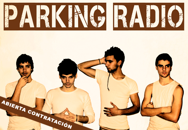Parking Radio fondo blanco